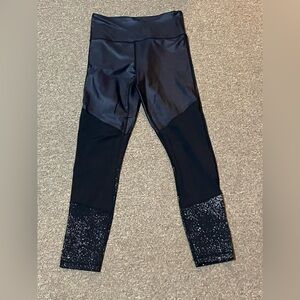 ZYIA Black and Gray Active Leggings